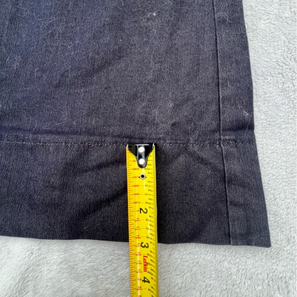 Buffalo David Bitton Dark Navy Low Rise Flared Pants - Tall - Picture 11 of 13